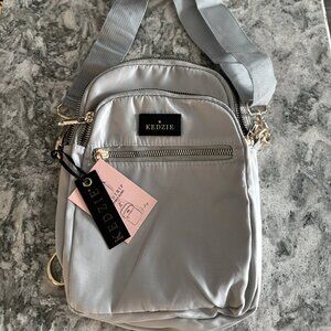 Kedzie Roundtrip Crossbody Bag - Light Gray-NWT